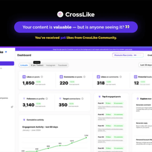 CrossLike – Low Price – Exclusive Lifetime Deal